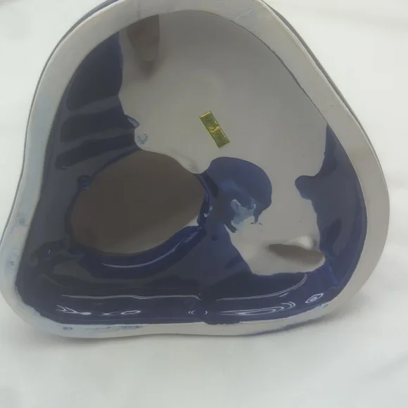 Cobalt Blue Peacock Figurine - Picture 4 of 5